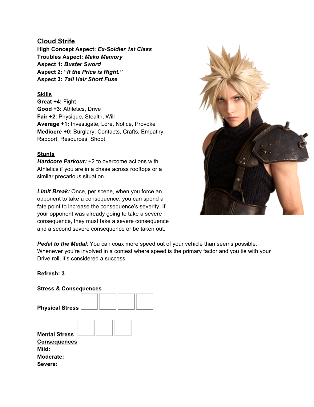 Cloud Strife