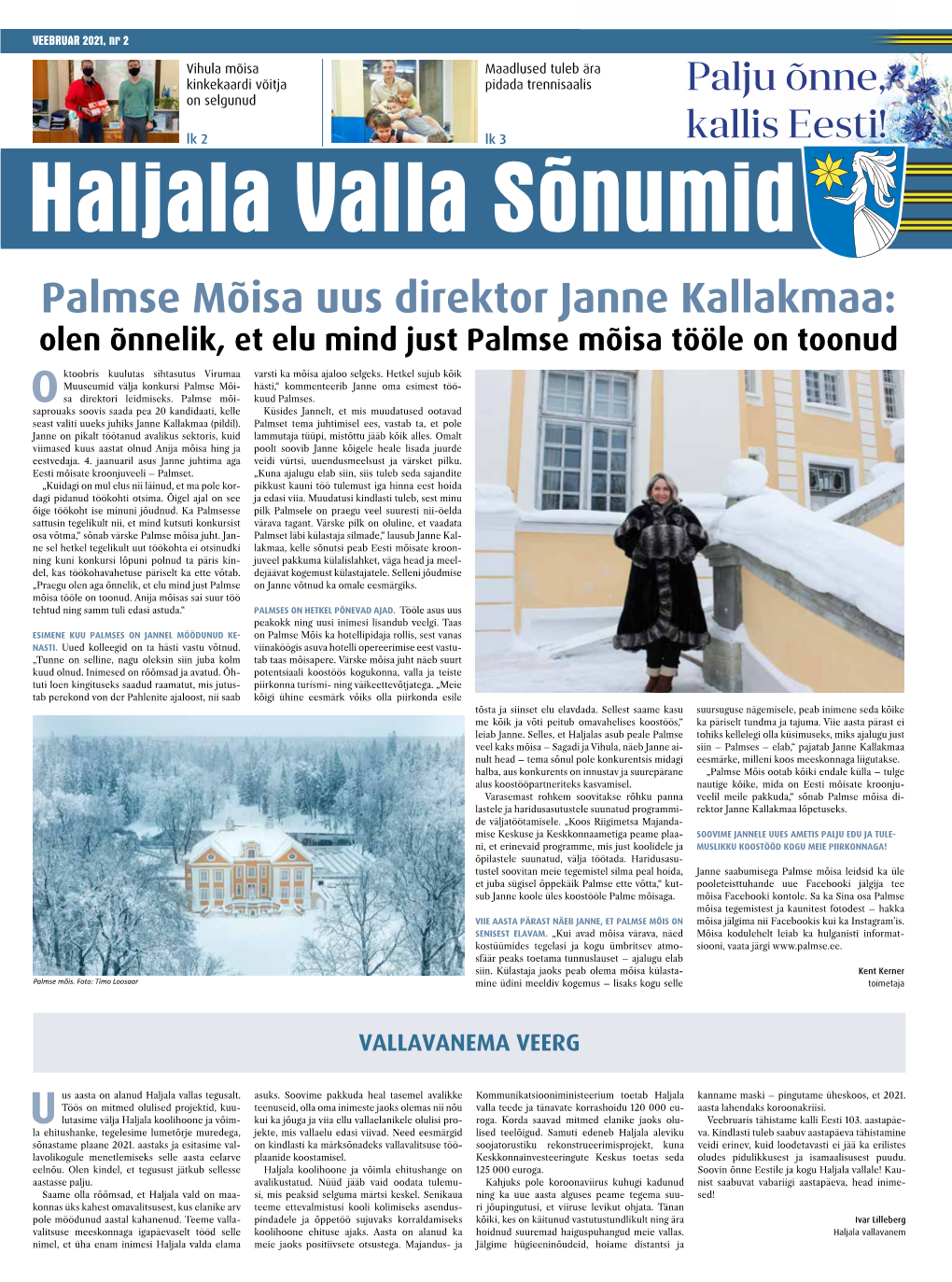 Palmse Mõisa Uus Direktor Janne Kallakmaa: Olen Õnnelik, Et Elu Mind Just Palmse Mõisa Tööle on Toonud