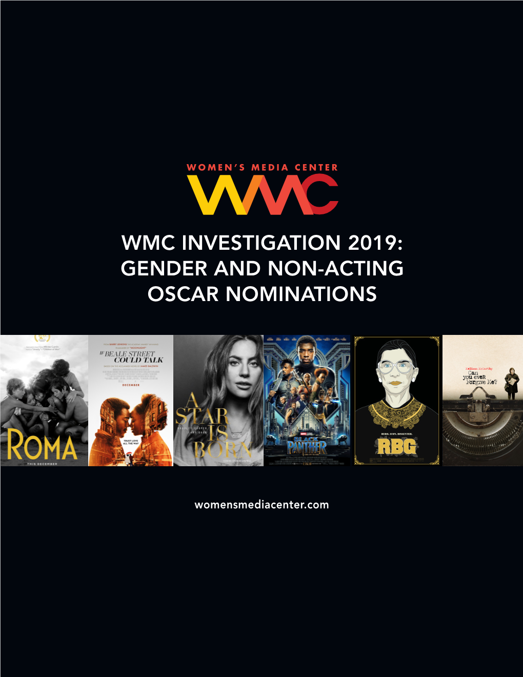 Wmc Investigation 2019: Gender and Non-Acting Oscar Nominations