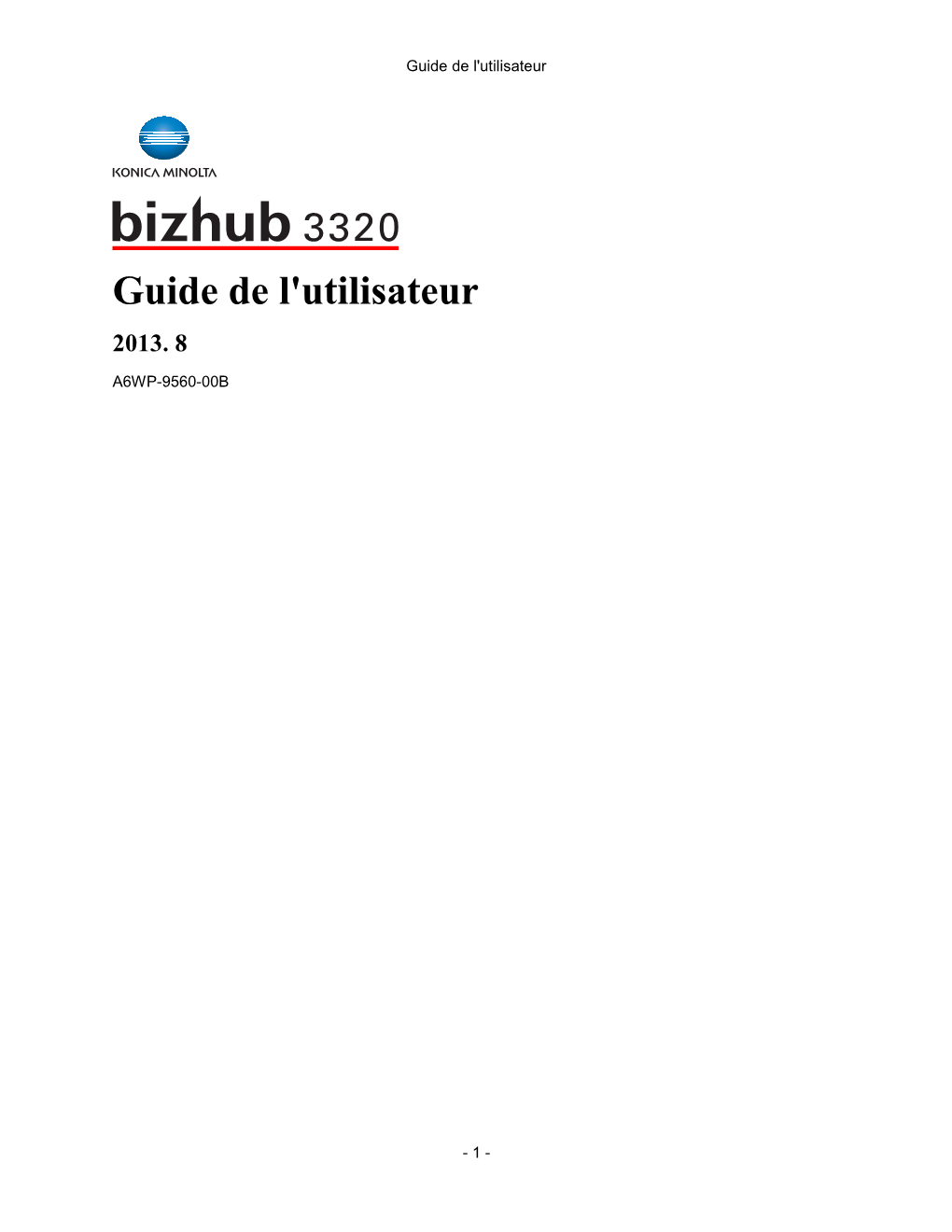 Guide De L'utilisateur