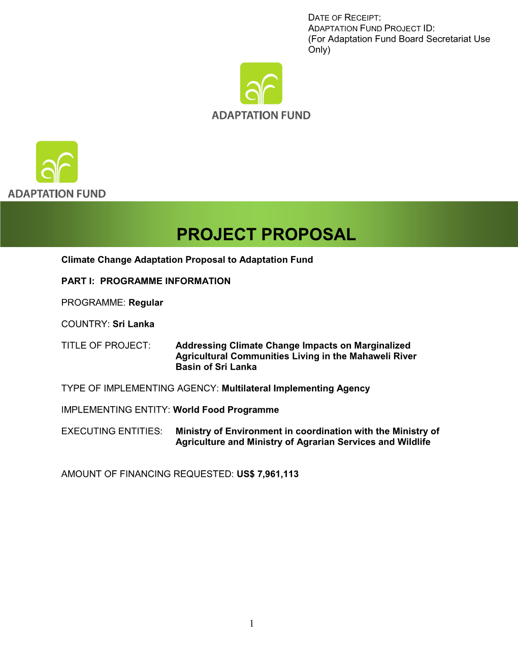 Project Proposal