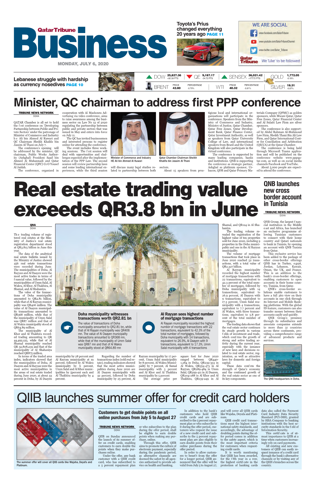 Real Estate Trading Value Exceeds QR3.8 Bn in June