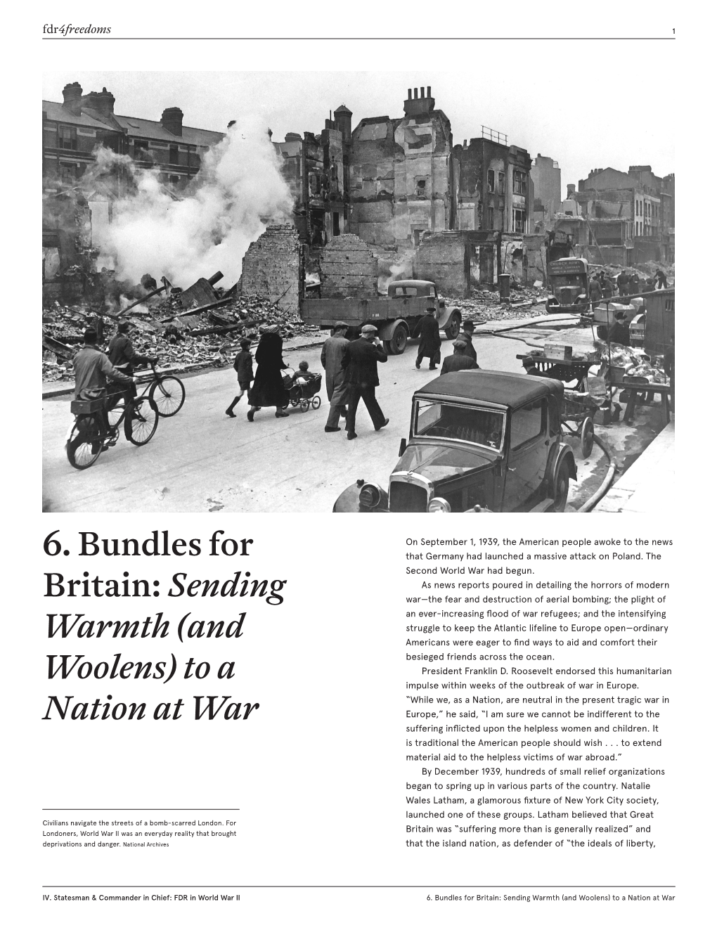 6. Bundles for Britain: Sending Warmth (And Woolens) to a Nation at War Fdr4freedoms 2