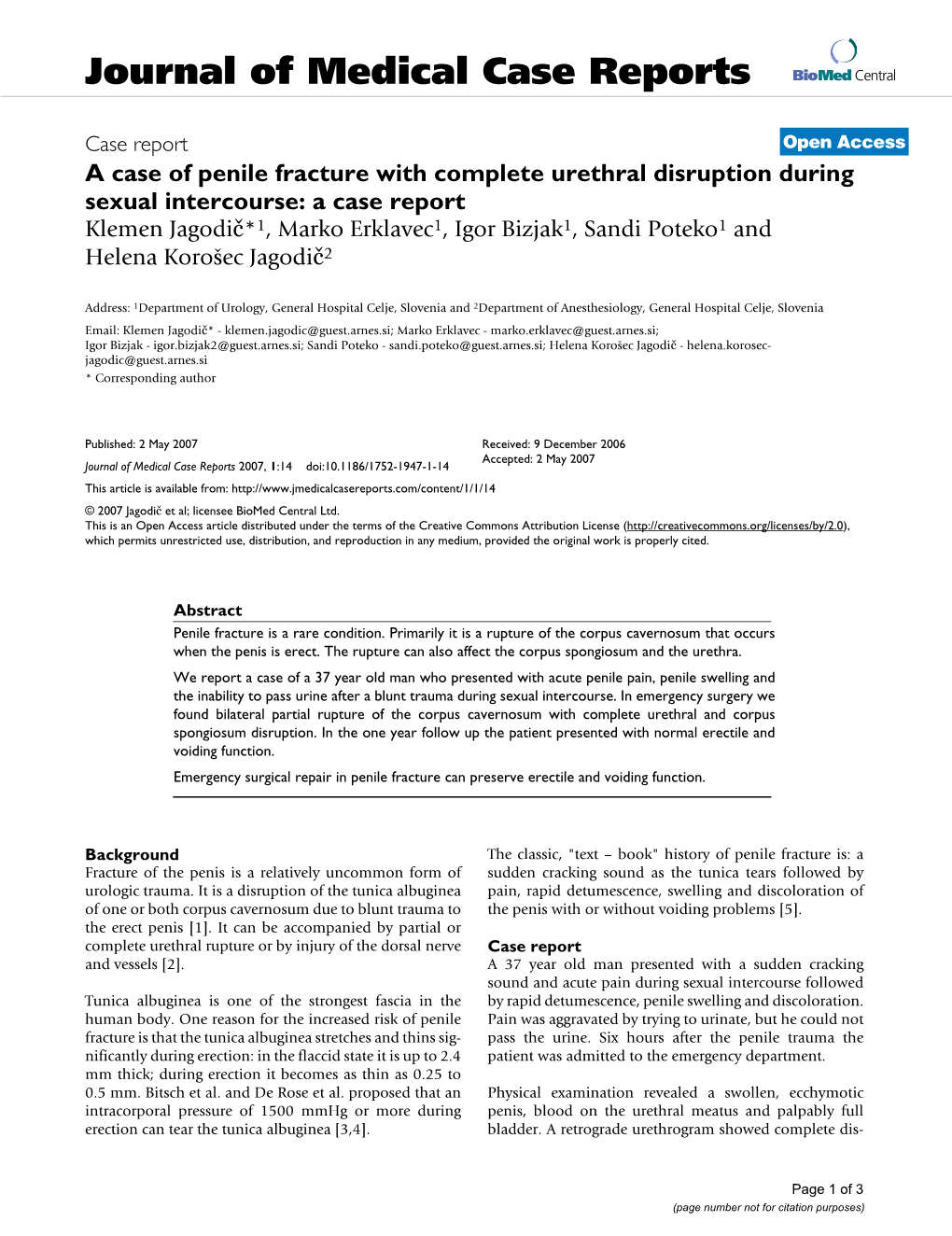 A Case of Penile Fracture with Complete Urethral Disruption During Sexual