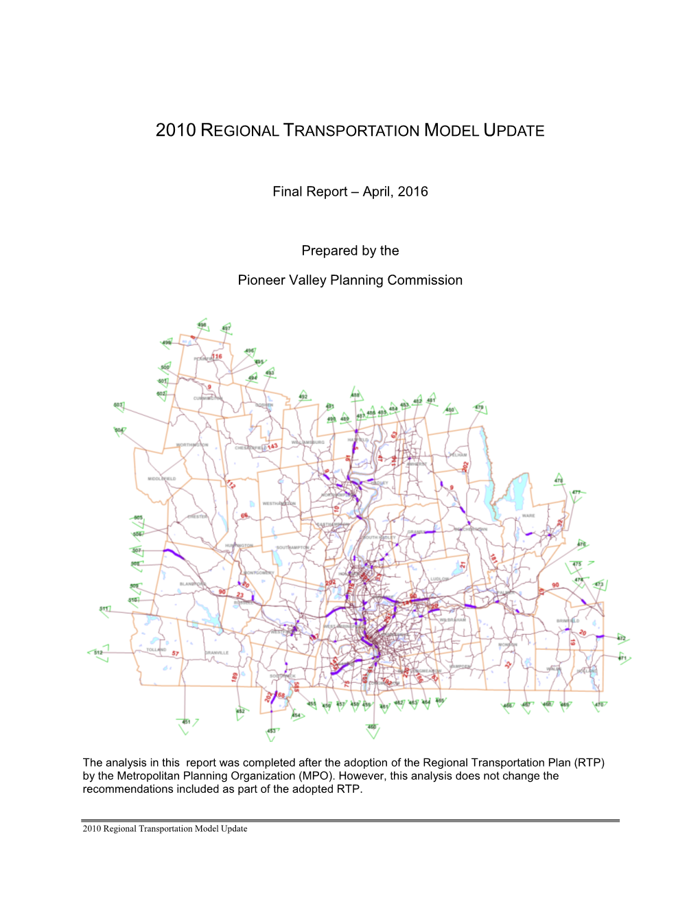 Regional Transportation Model Update Final April2016.Pdf