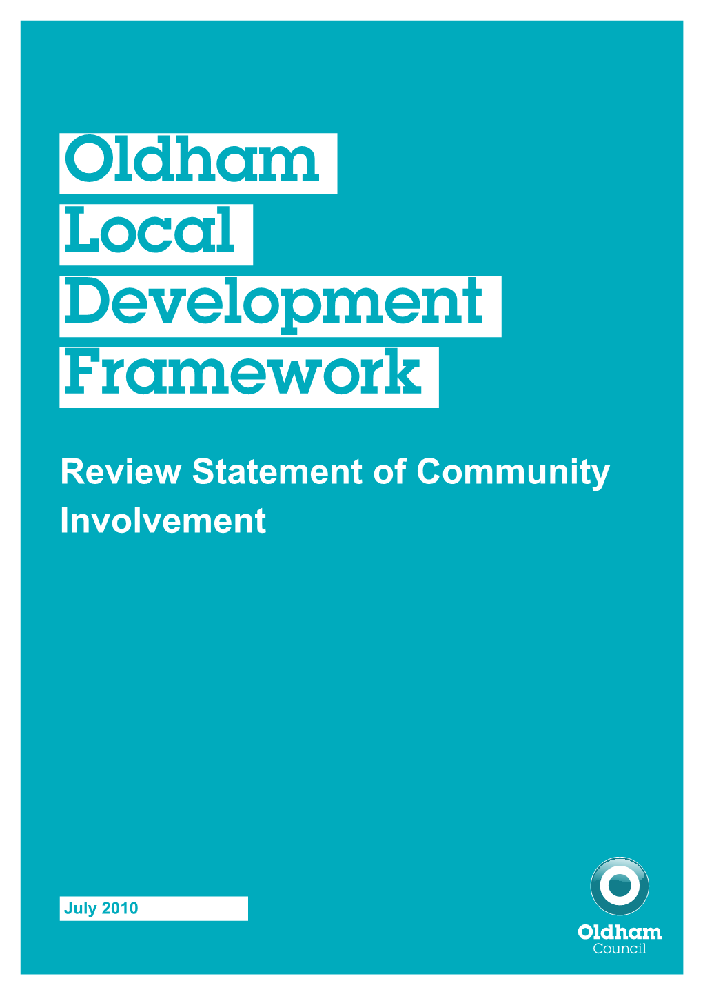 Review Statement of Community Involvement