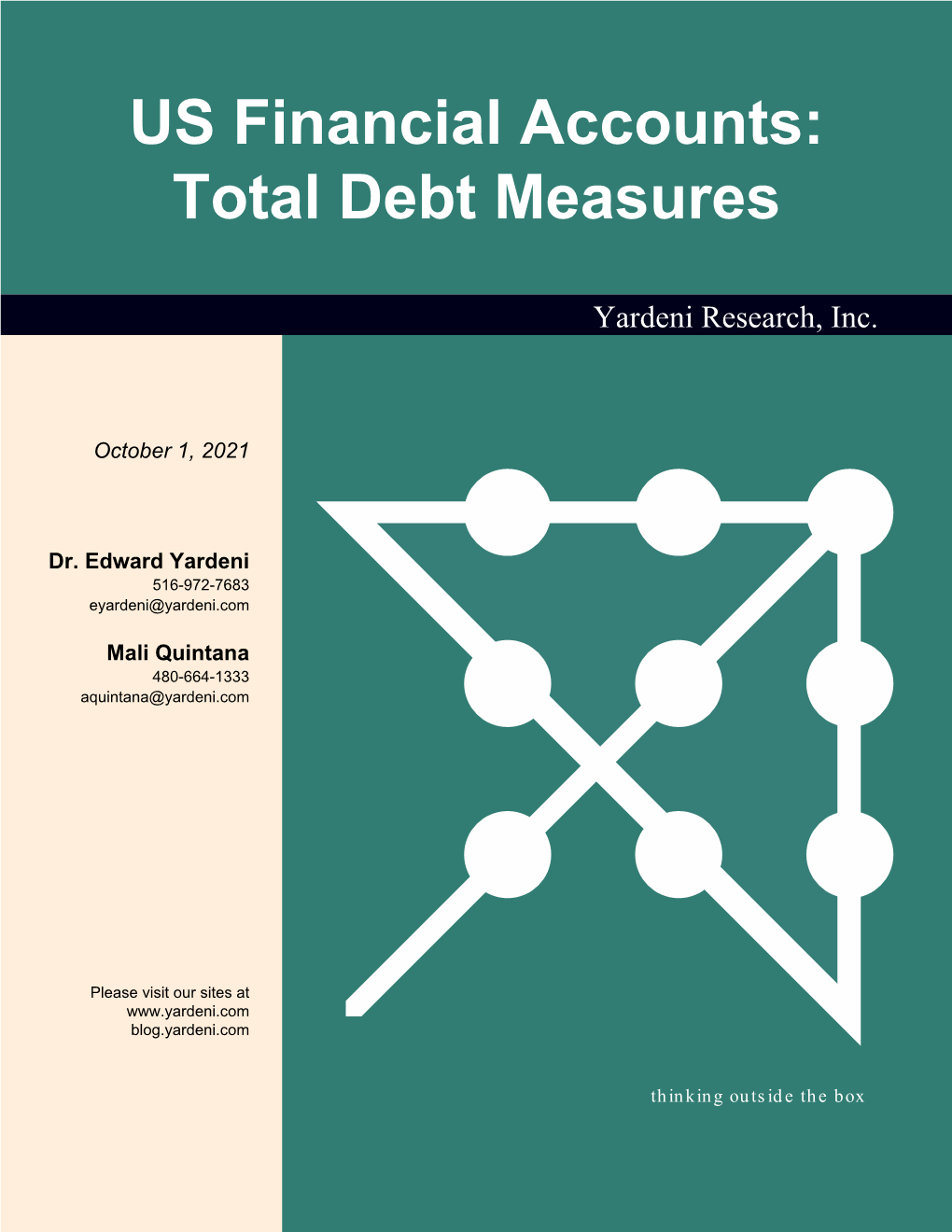 US Financial Accounts: Total Debt Measures