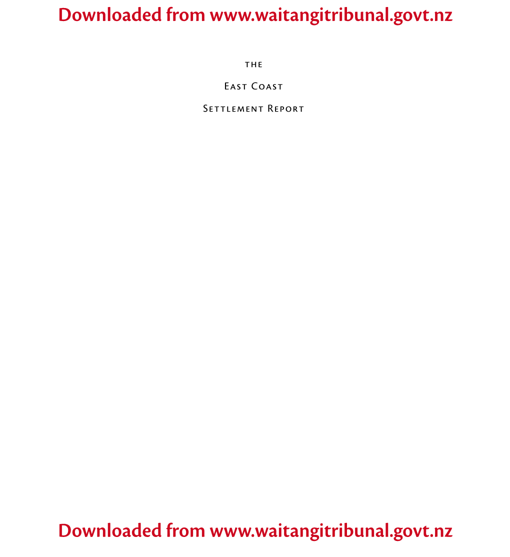 Report on Aspects of the Wai 655 Claim (Wellington : Legislation Direct, 2009), P 2