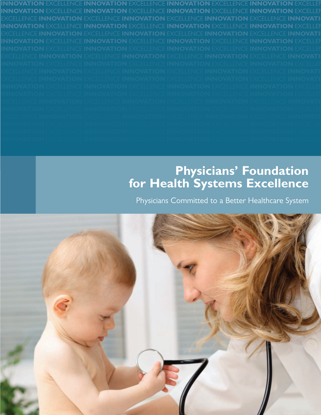 Physicians' Foundation for Health Systems Excellence