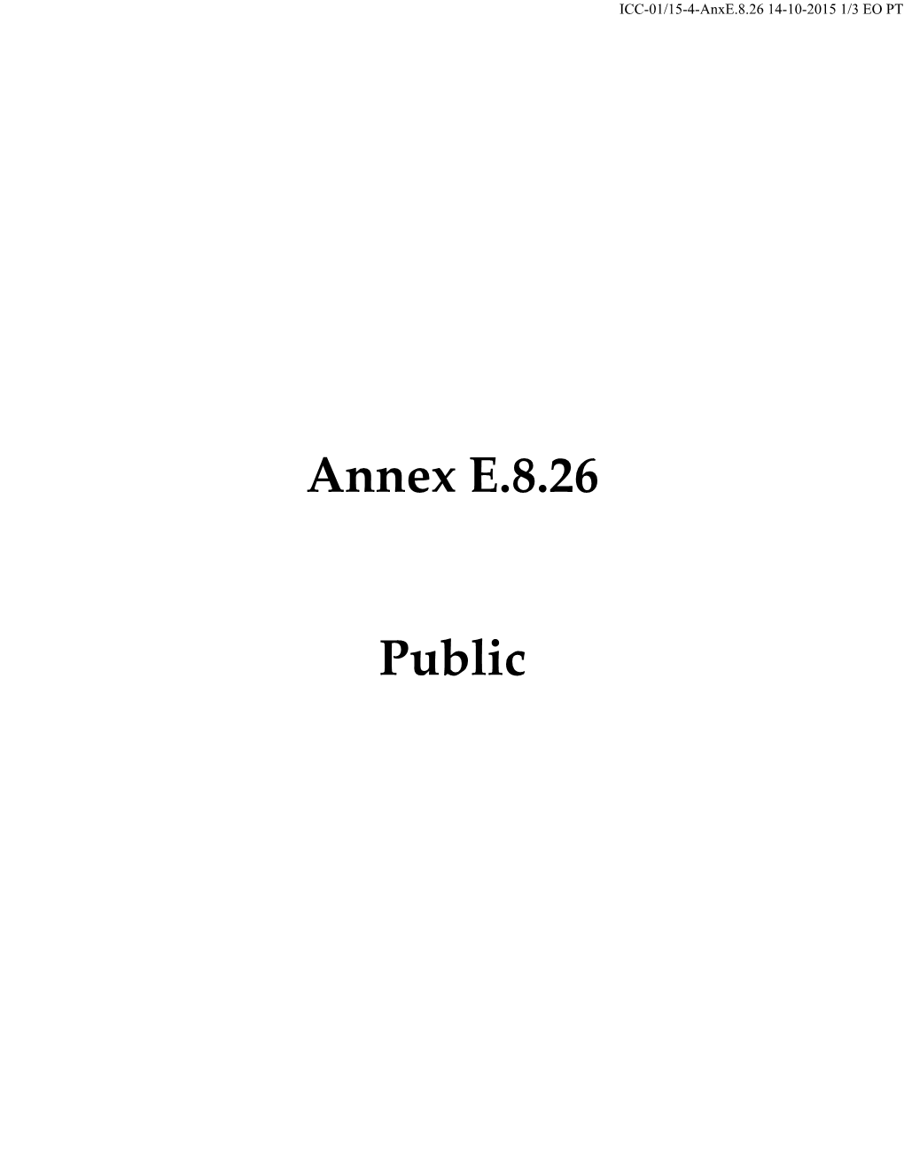 Annex E.8.26 Public
