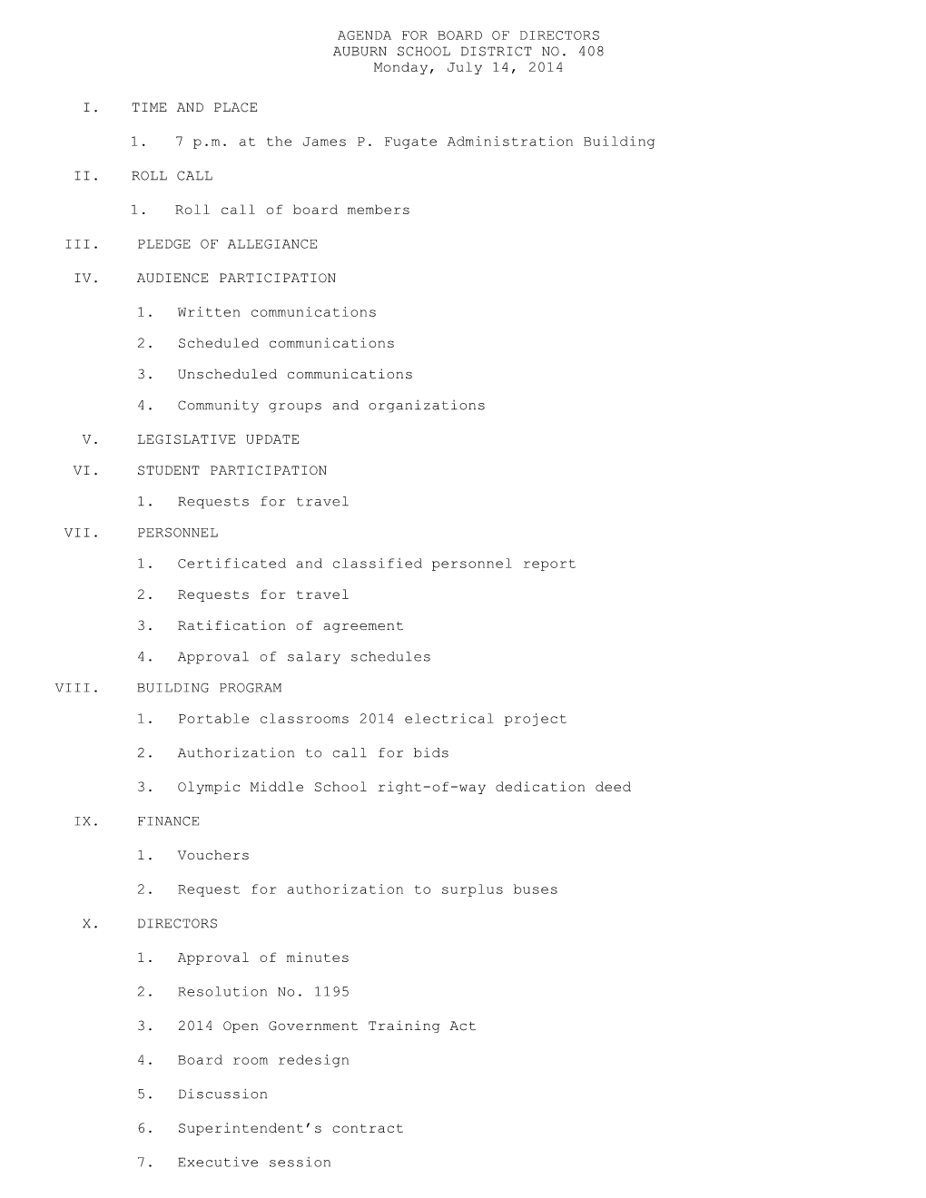 Board Report 12/12/94