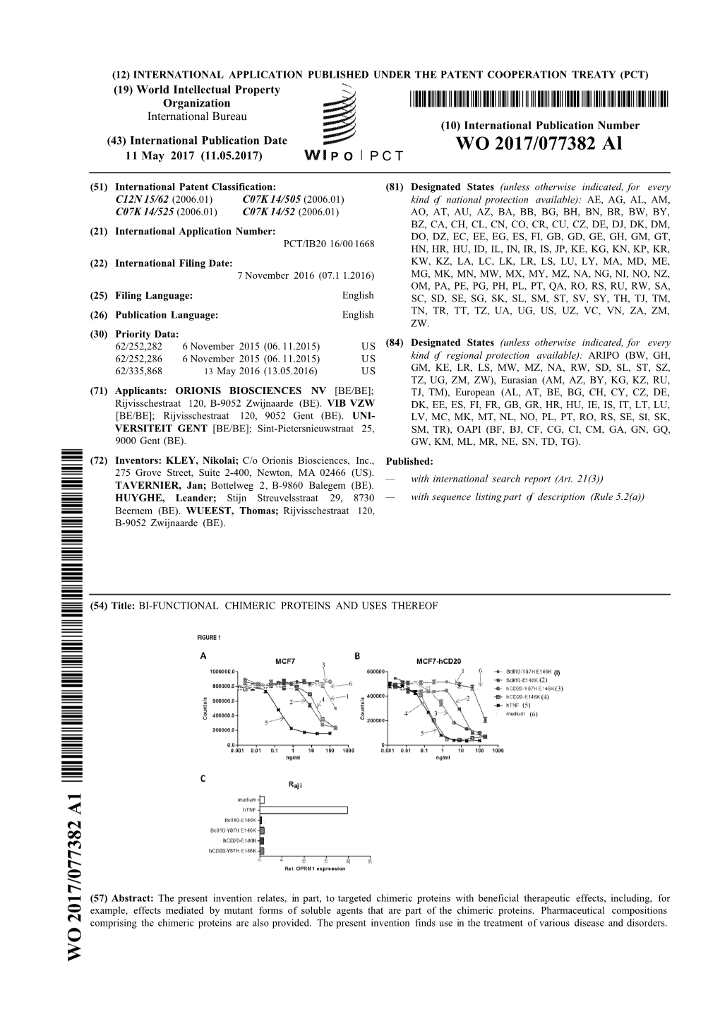 WO 2017/077382 Al 11 May 2017 (11.05.2017) P O P C T