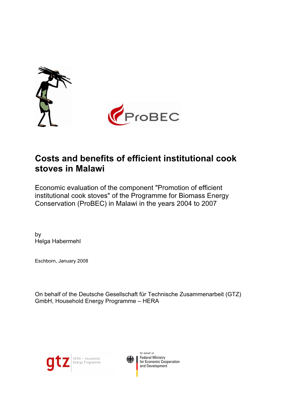 Costs and Benefits of Efficient Institutional Cook Stoves in Malawi