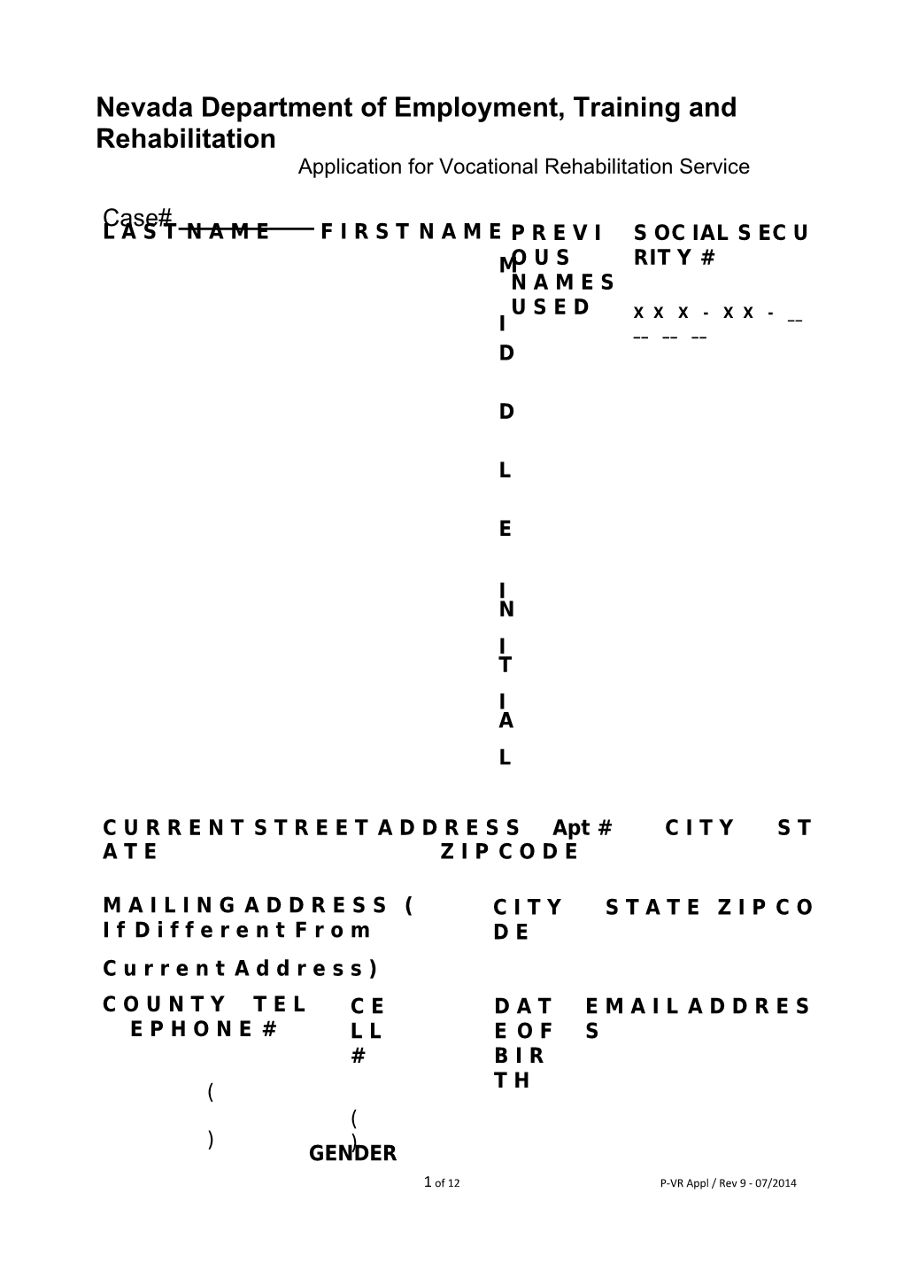 Nevada Department of Employment, Training and Rehabilitation