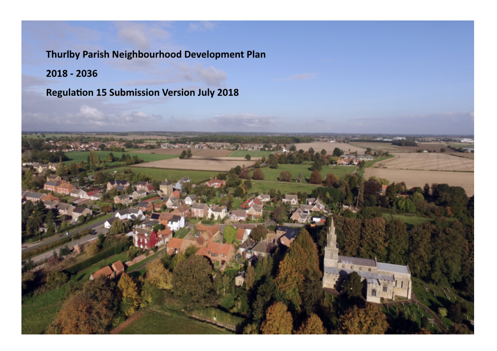 Thurlby Parish Neighbourhood Development Plan 2018