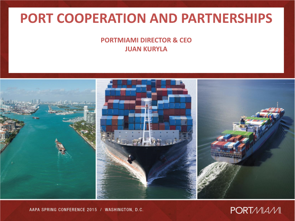 Port Cooperation and Partnerships