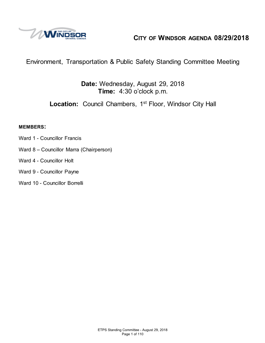 Meeting Documents Environment, Transportation & Public Safety ETP