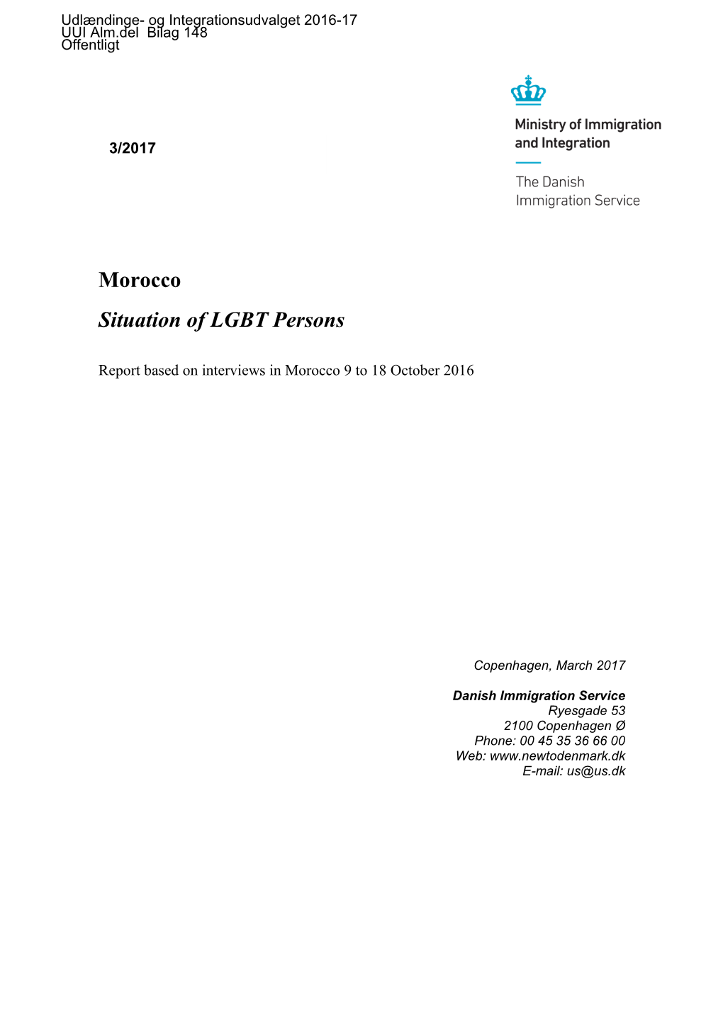 Morocco Situation of LGBT Persons