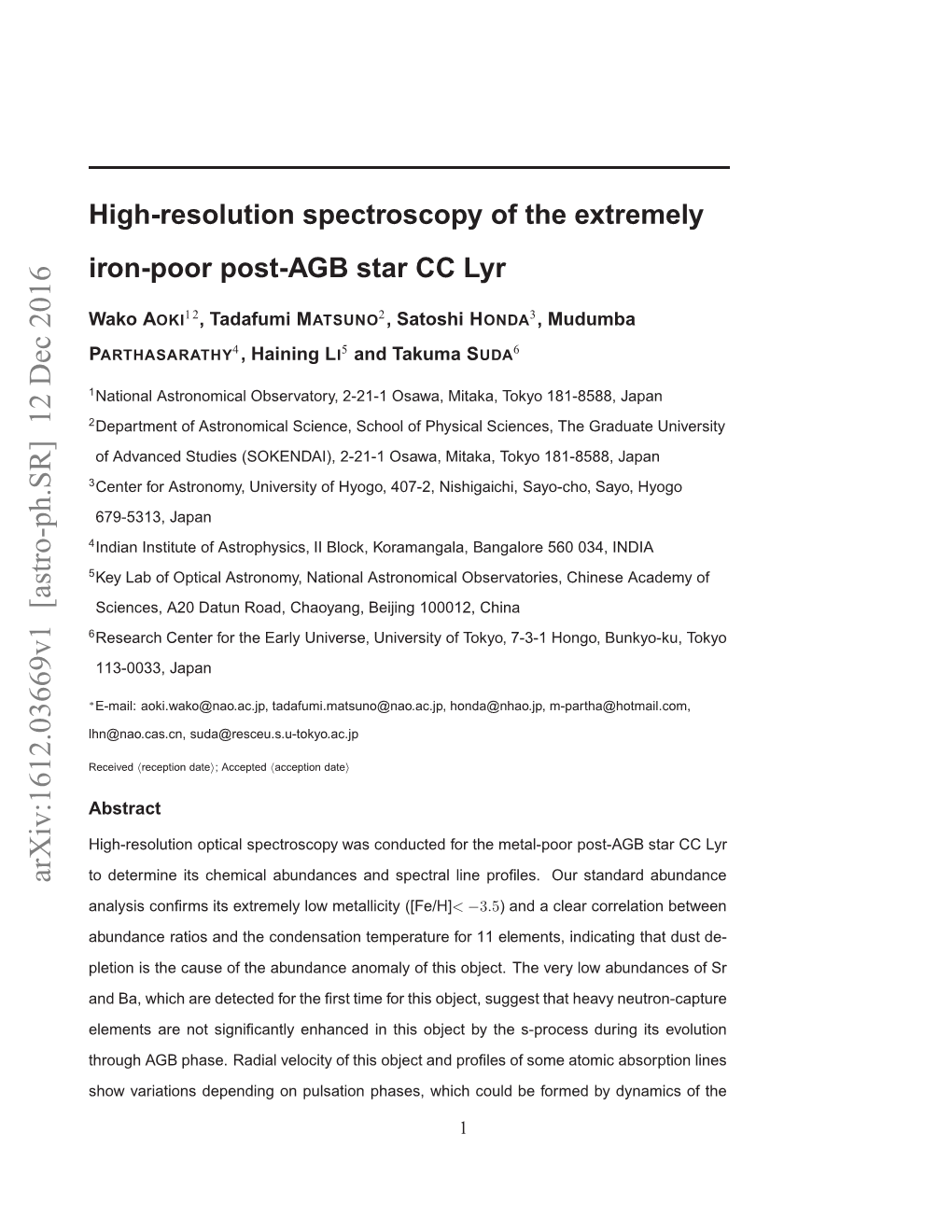 High-Resolution Spectroscopy of the Extremely Iron-Poor Post-AGB Star