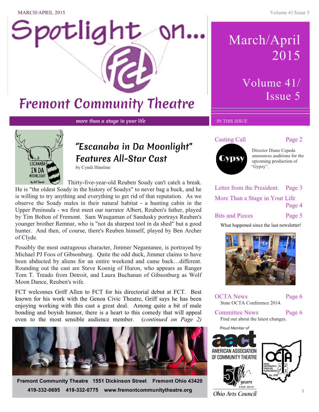 MARCH/APRIL 2015 Volume 41/Issue 5