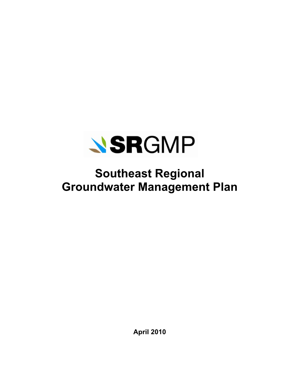 Southeast Regional Groundwater Mgmt Plan