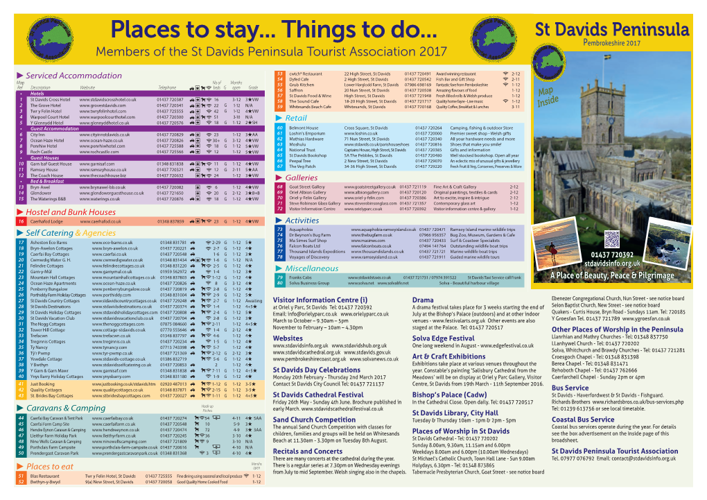 Places to Stay... Things to Do