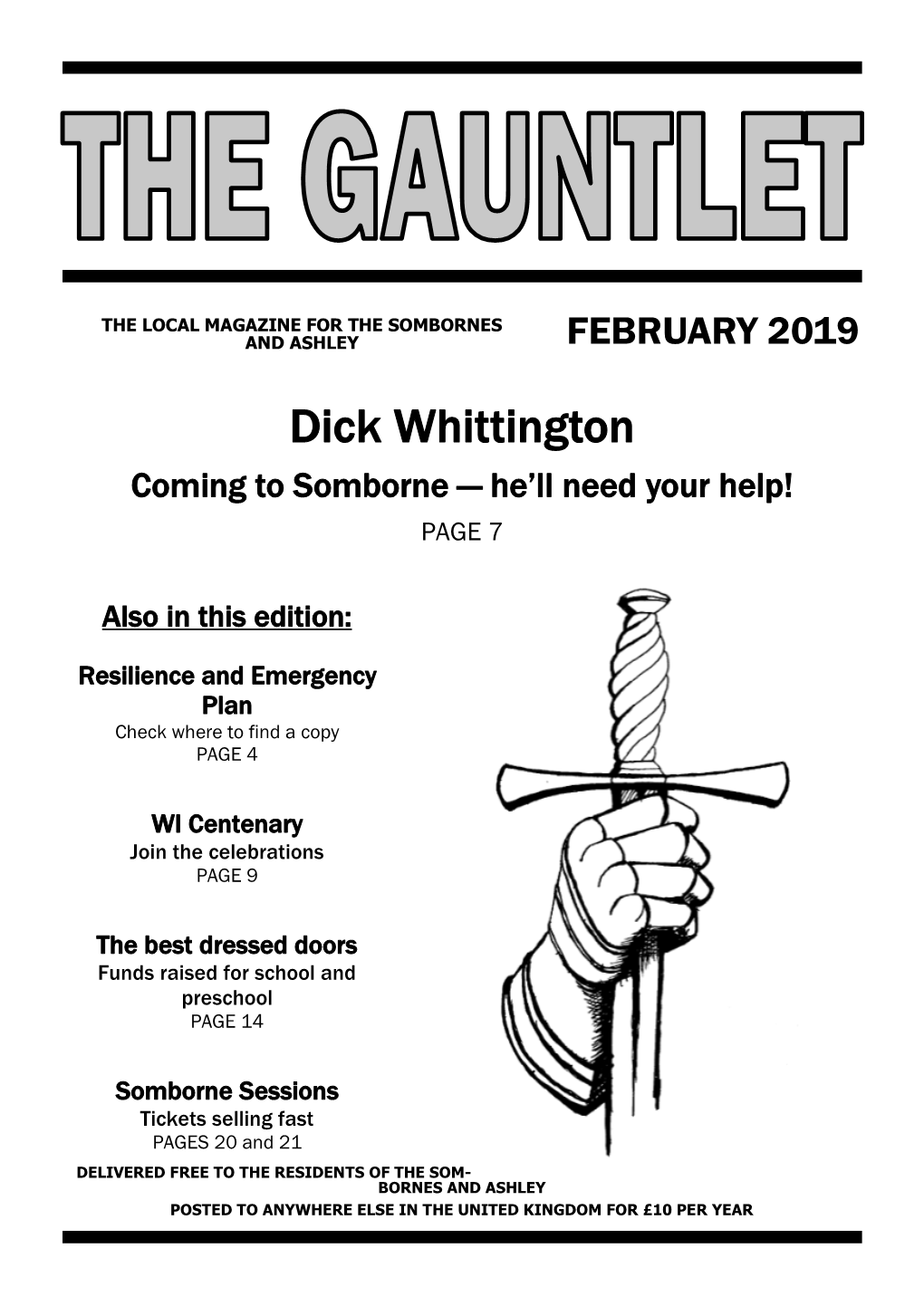 Dick Whittington Coming to Somborne — He’Ll Need Your Help! PAGE 7