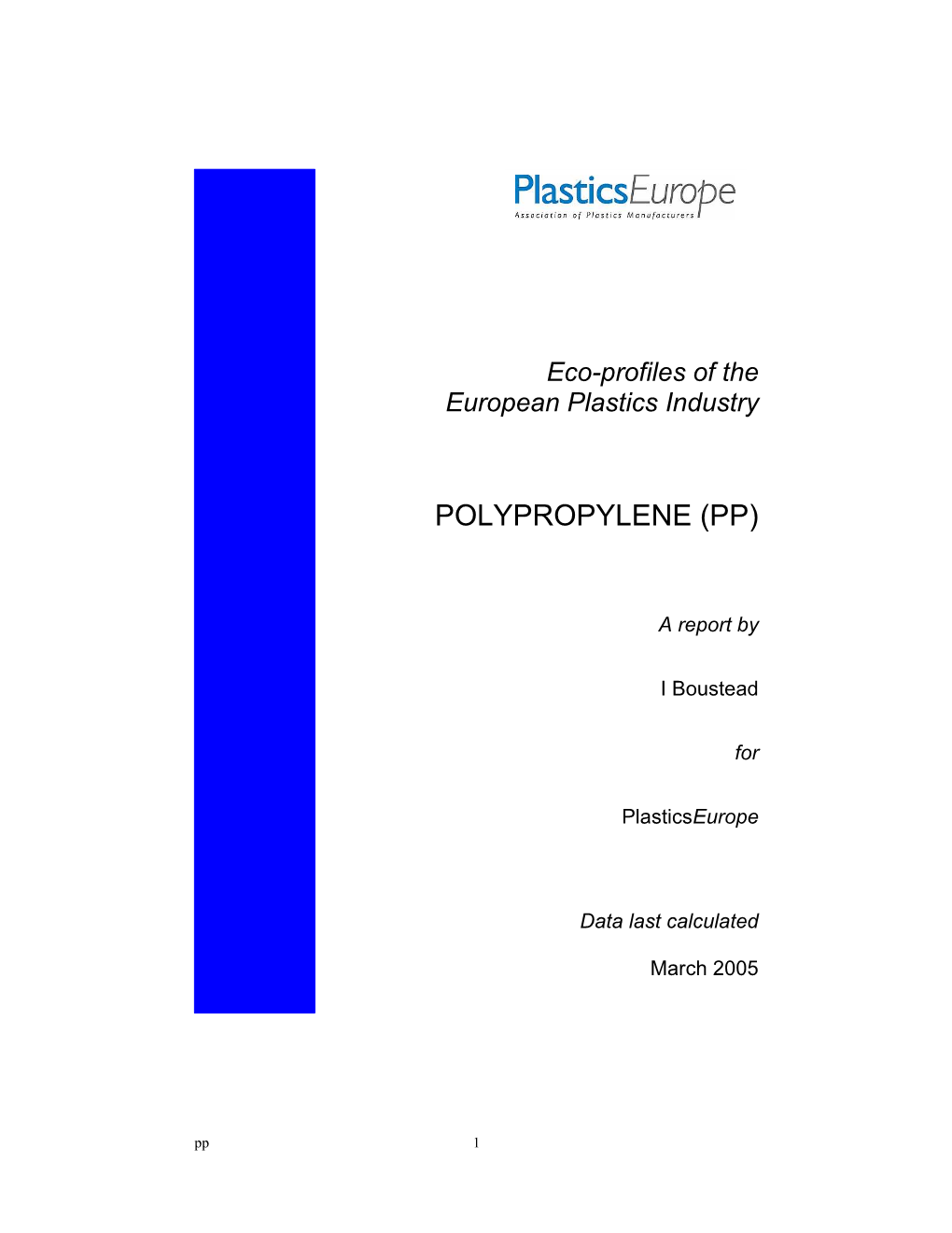 Polypropylene (Pp)