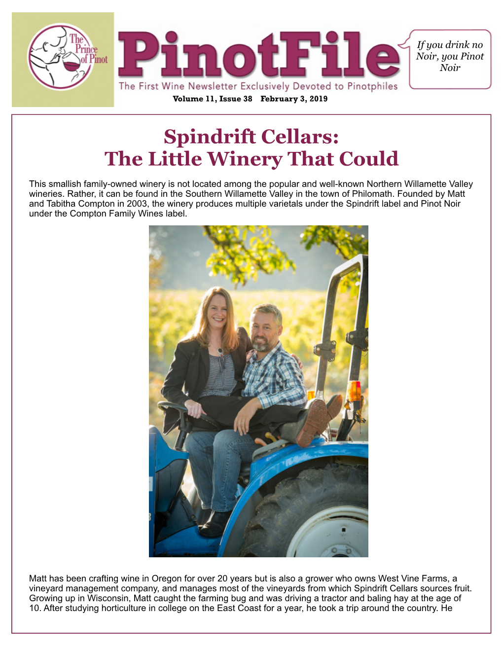 Pinotfile Vol 11 Issue 38