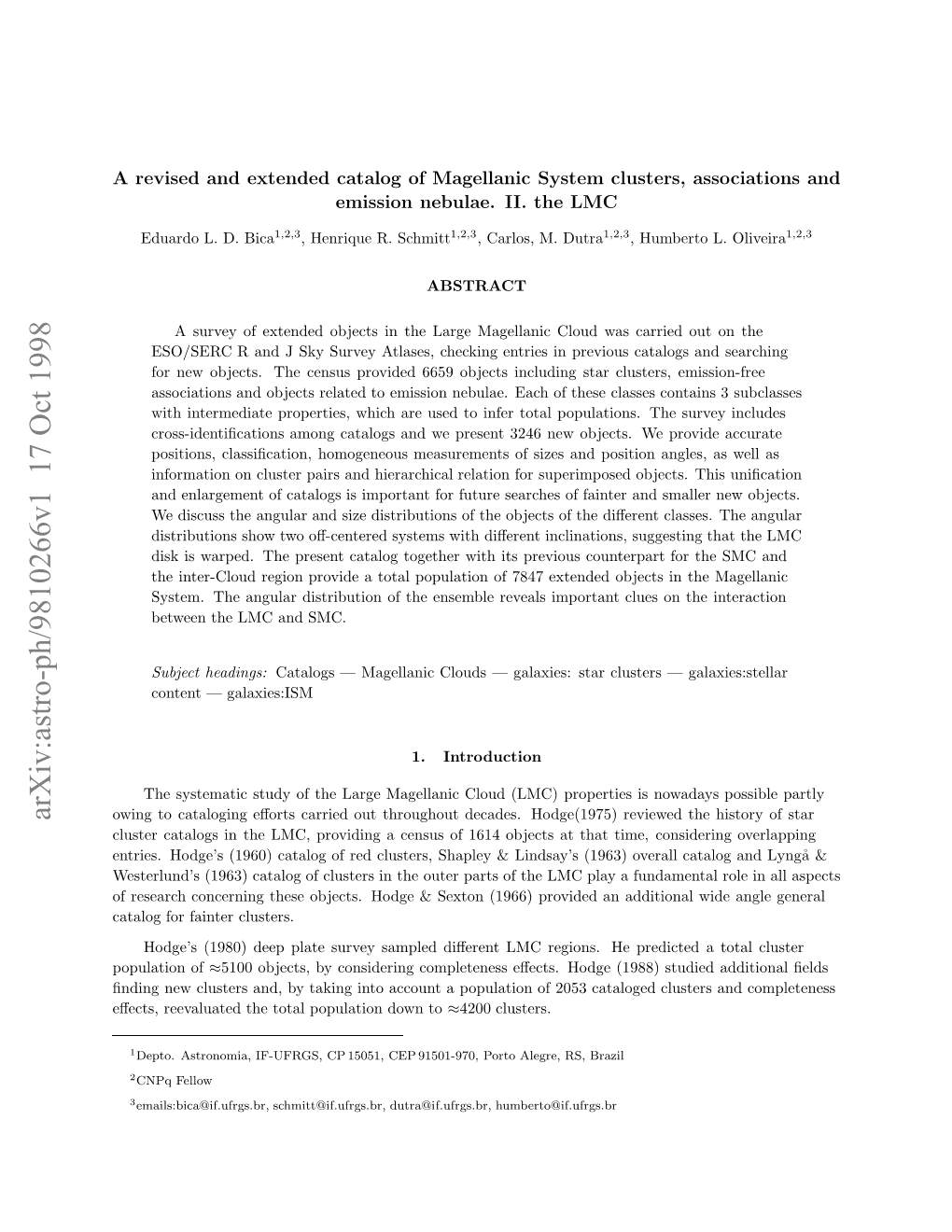 A Revised and Extended Catalog of Magellanic System Clusters