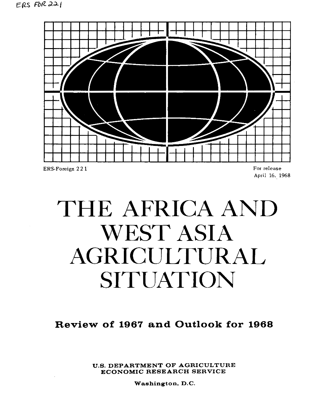 The Africa and West Asia Agricultural Situation
