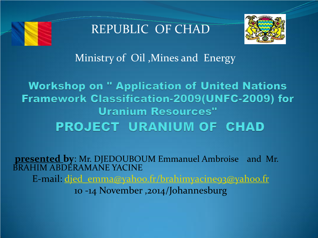 Project Uranium of Chad