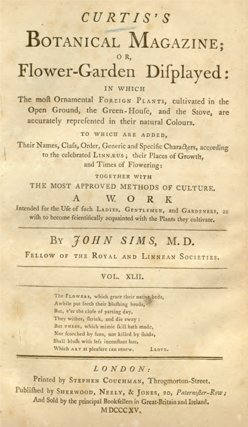 Curtis's Botanical Magazine