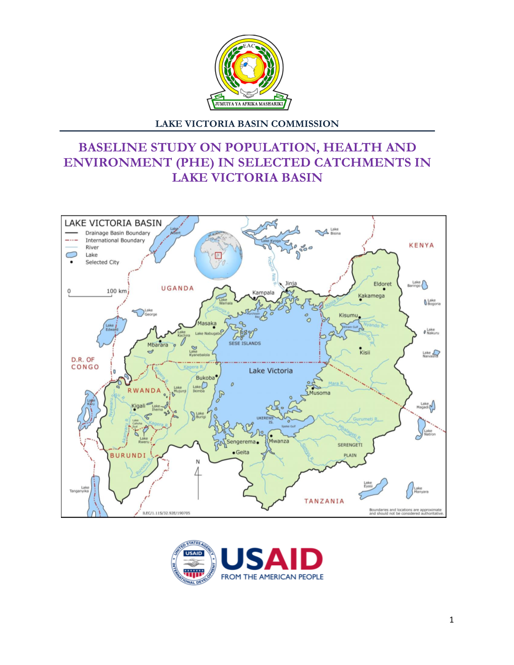 Baseline Study on Population, Health and Environment (Phe) in Selected Catchments in Lake Victoria Basin