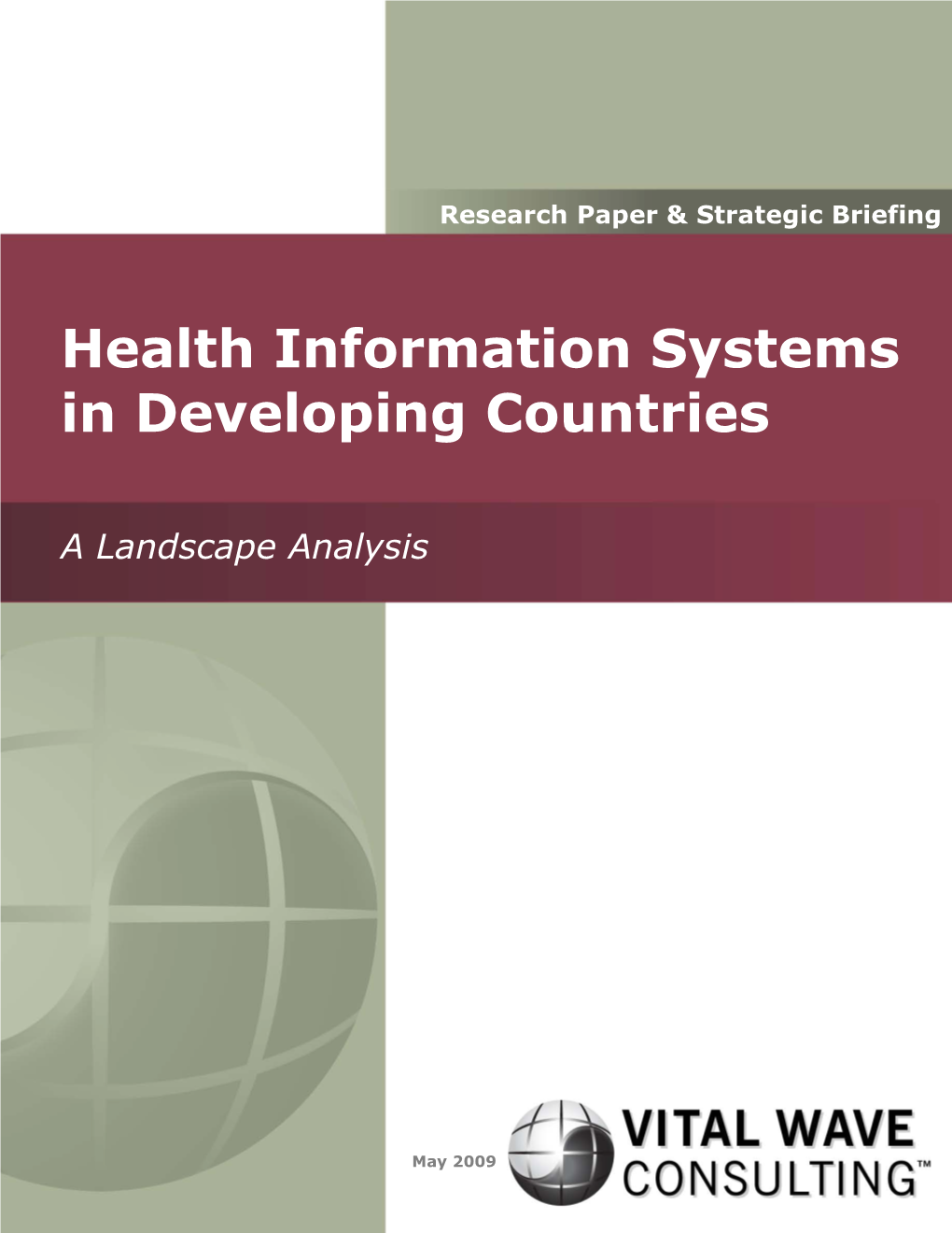 Health Information Systems in Developing Countries