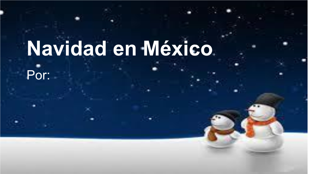 Navidad En México Por: Decoraciones