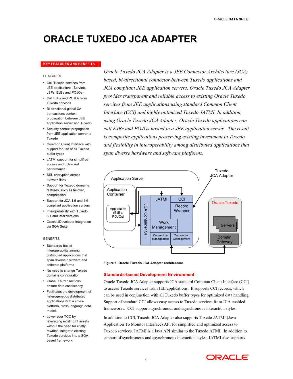 Oracle Tuxedo Jca Adapter