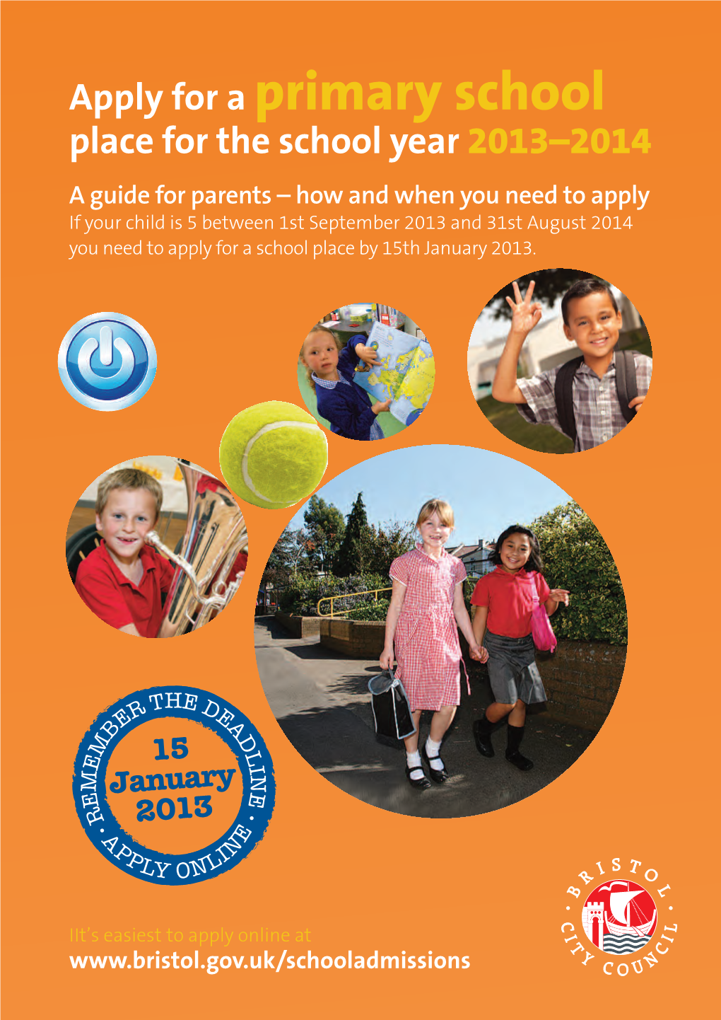 Apply for a Primary School Place for the School Year 2013–2014