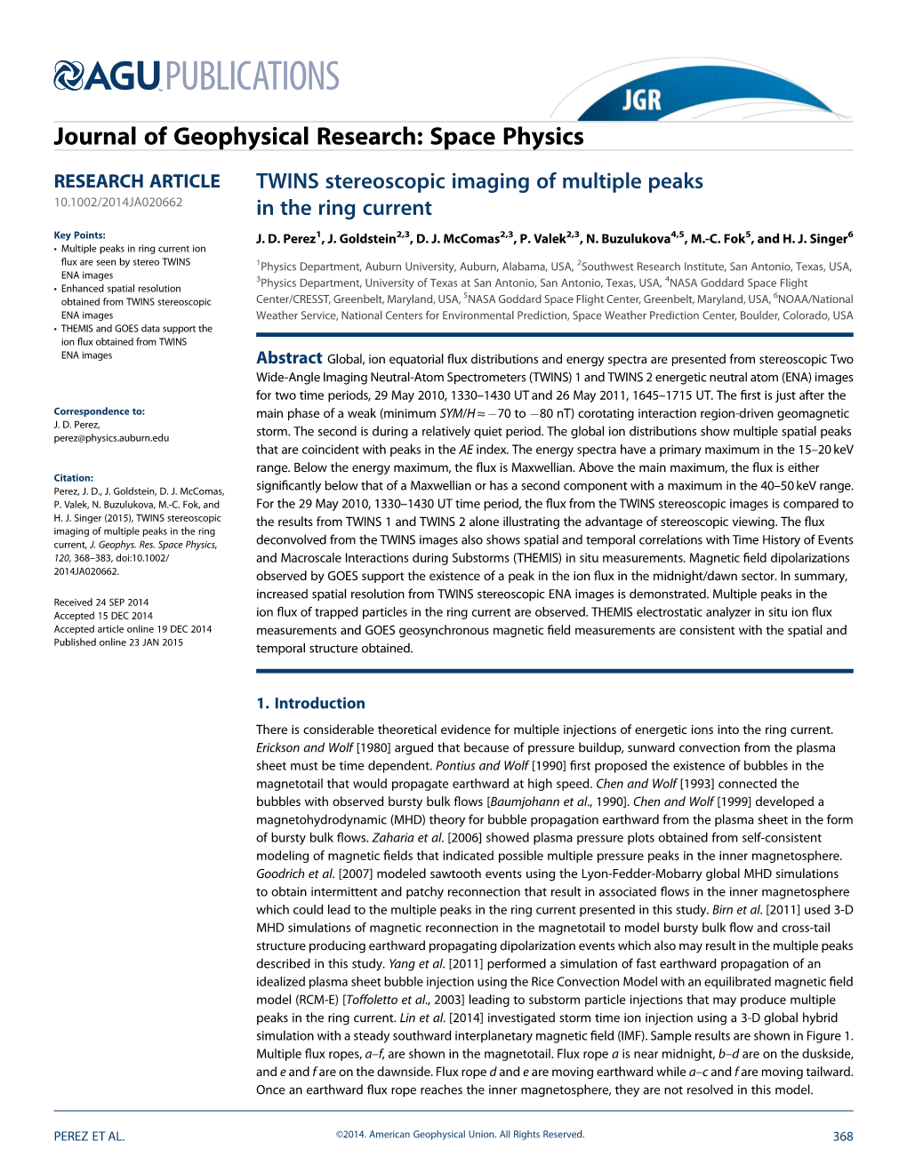 TWINS Stereoscopic Imaging of Multiple Peaks in the Ring Current