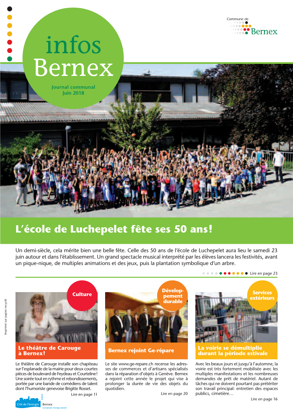 Infos Bernex Juin 2018