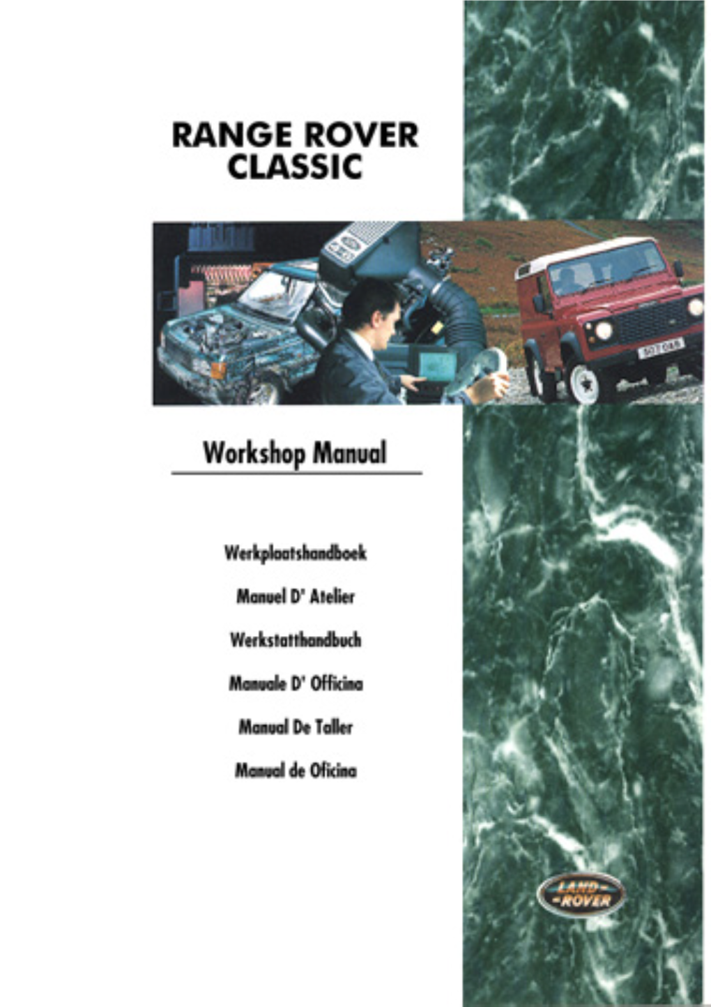 Range Rover Classic 1995 Workshop Manual