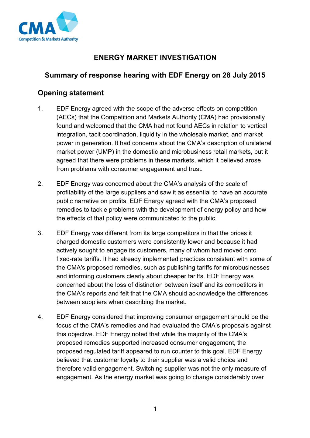 EDF Energy on 28 July 2015