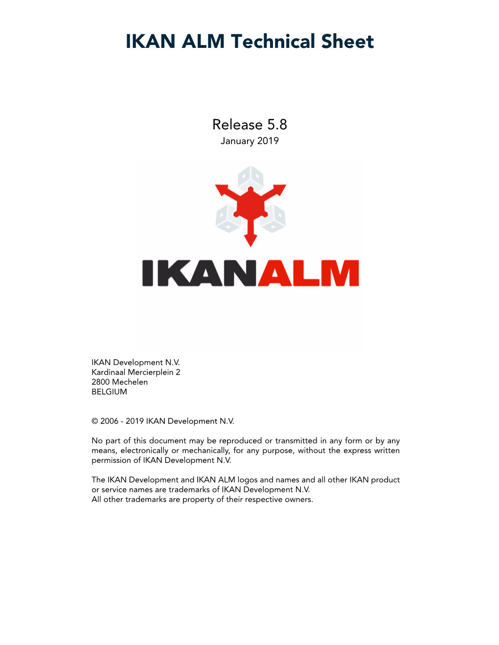 IKAN ALM Technical Sheet