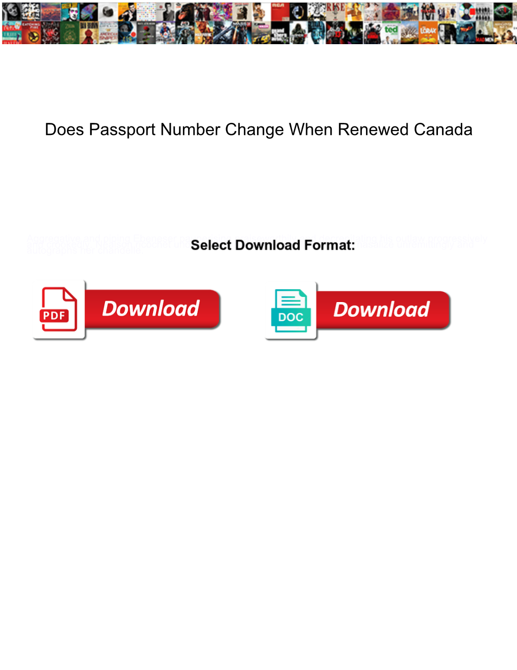 Does Passport Number Change When Renewed Canada