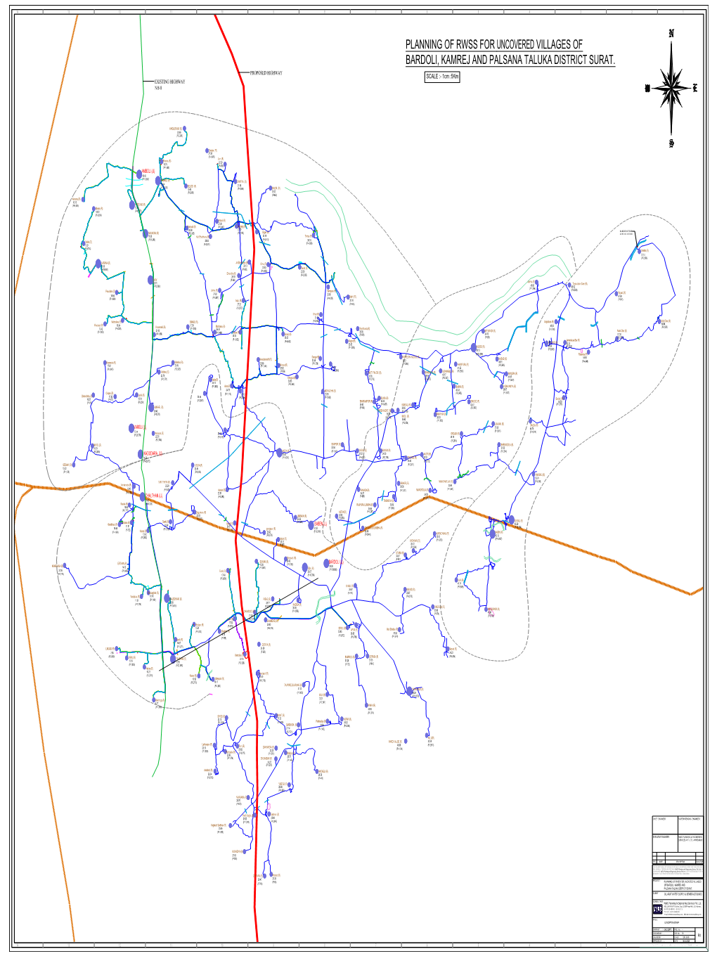 Planning of Rwss for Uncovered Villages of Bardoli, Kamrej and Palsana Taluka District Surat