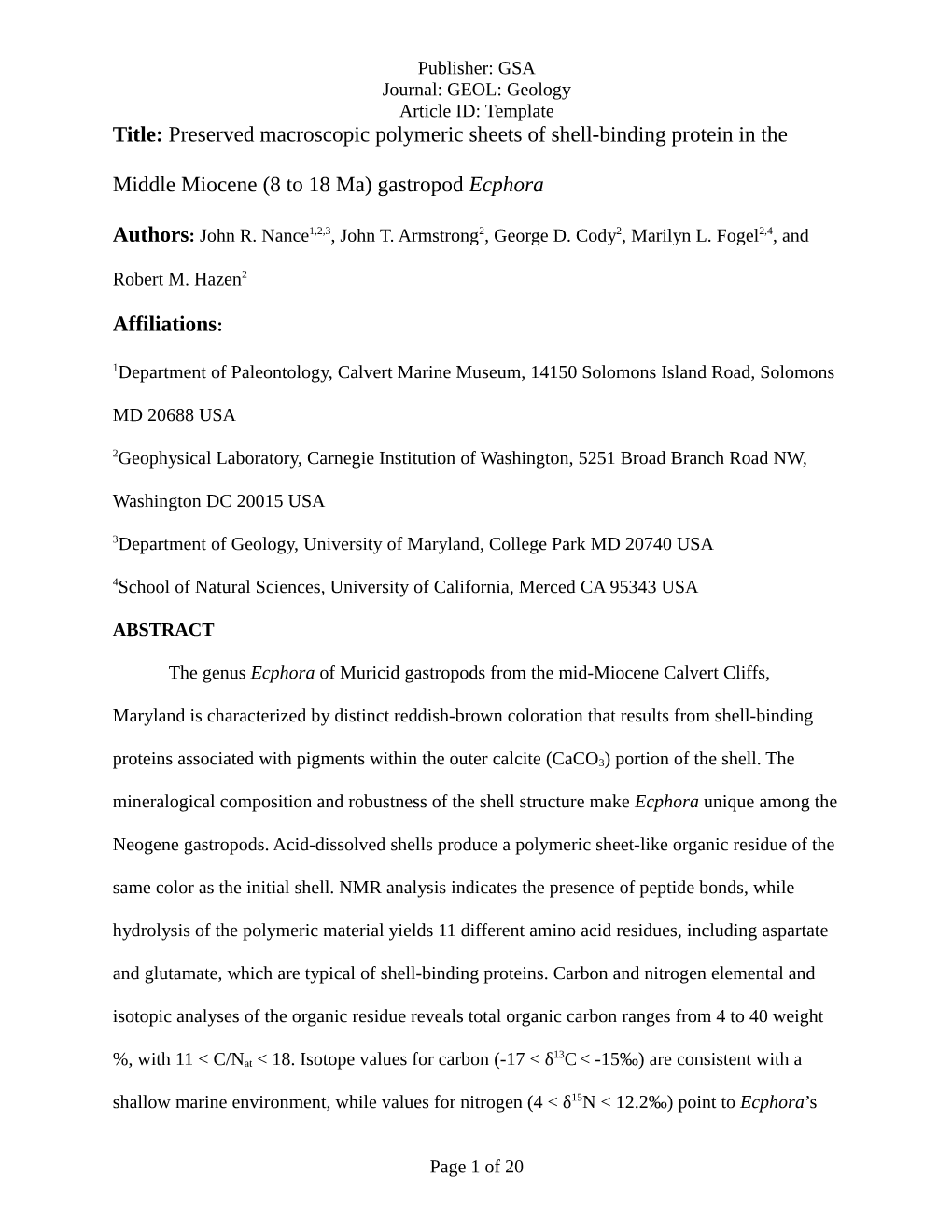 Title: Preserved Macroscopic Polymeric Sheets of Shell-Binding Protein in The