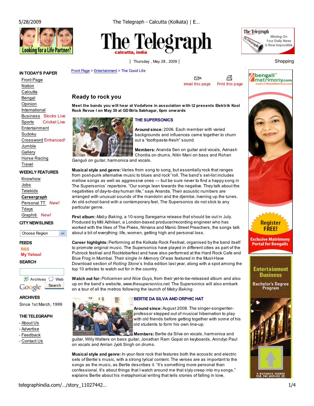 The Telegraph - Calcutta (Kolkata) | E…