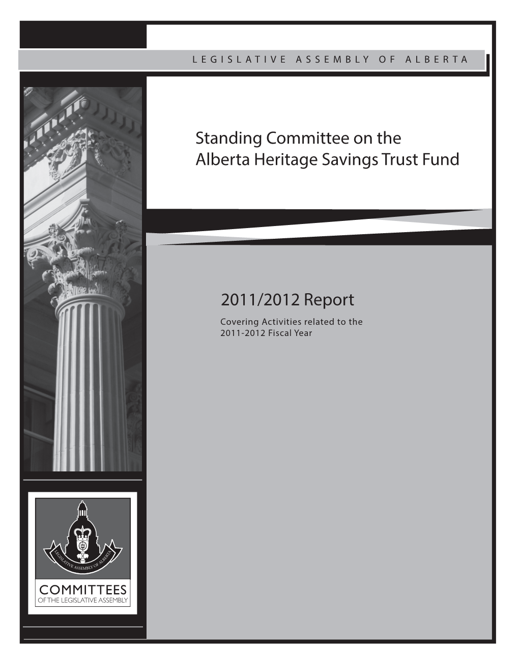 2011-12 Report Covering Activities Related to the 2011-2012 Fiscal Year