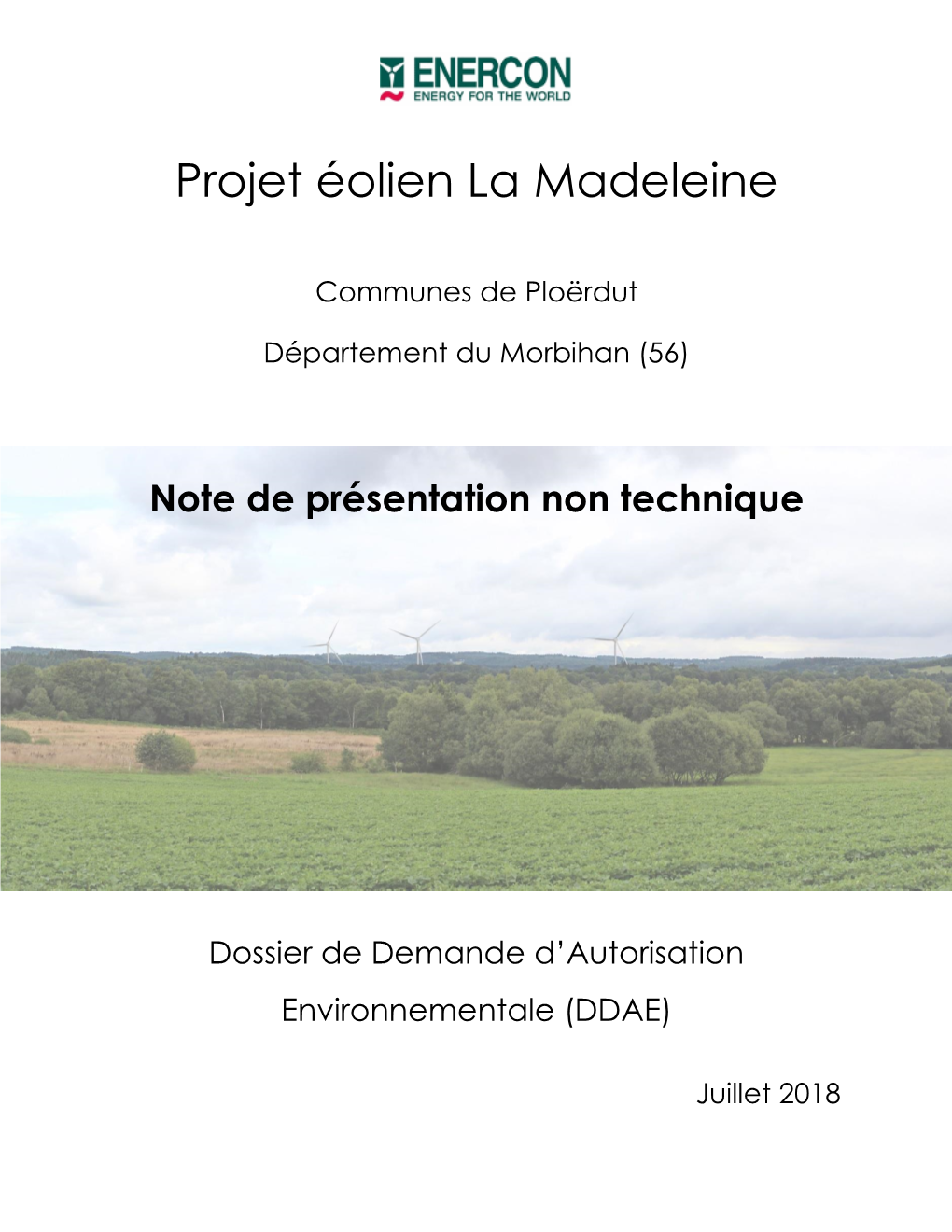 Projet Éolien La Madeleine