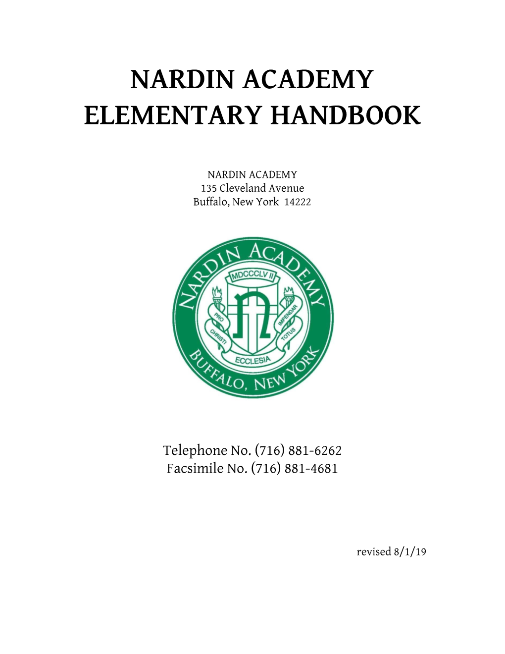 Elementary School Handbook